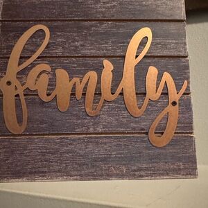 Elegant Copper Family Wall Art